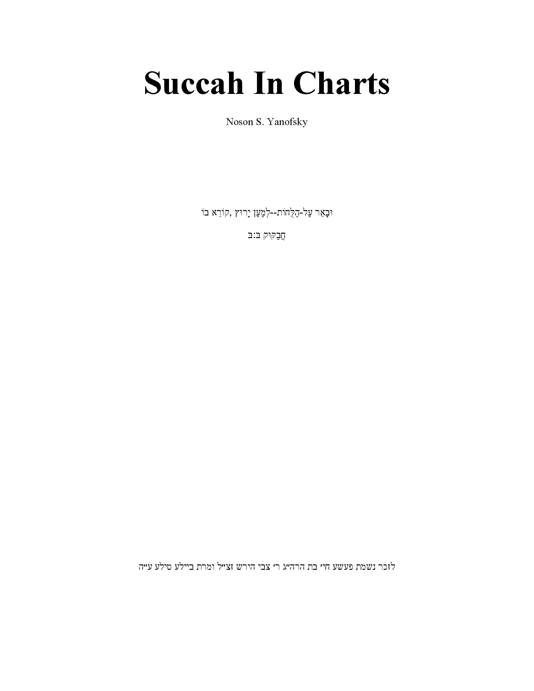 Succah In Charts